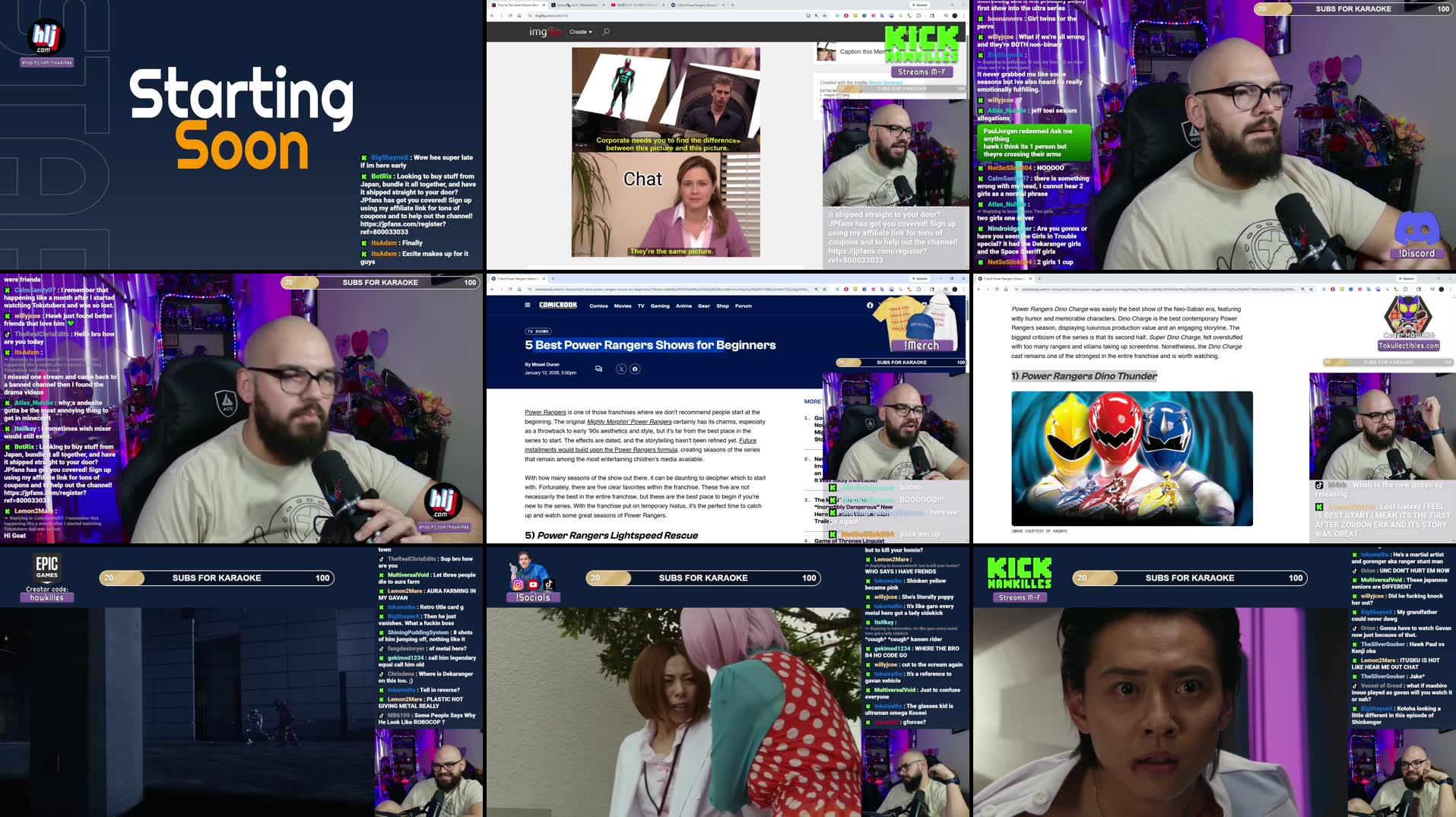 Recording Thumbnails