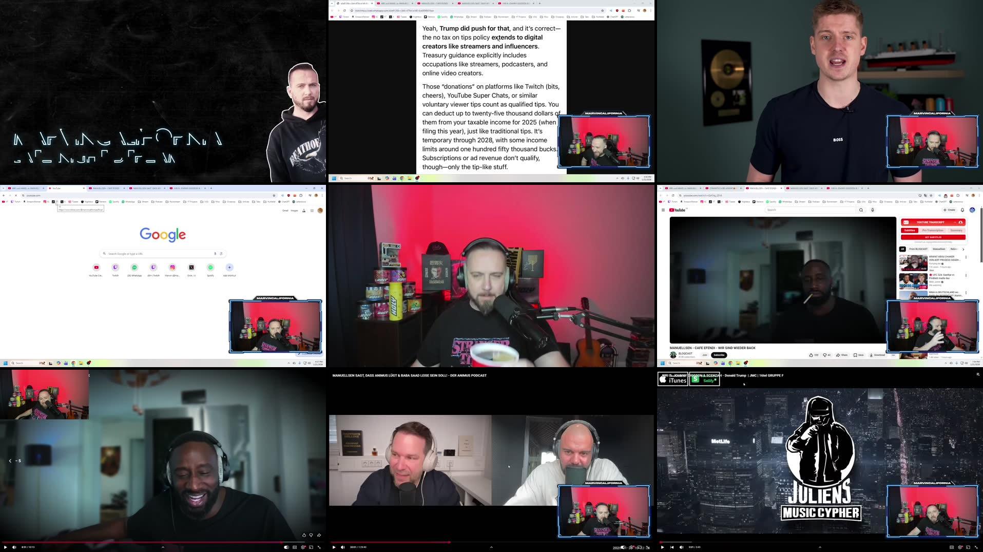 Recording Thumbnails