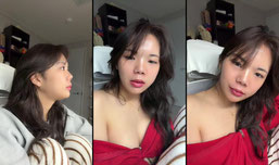 야근중 친구몰래 방송중