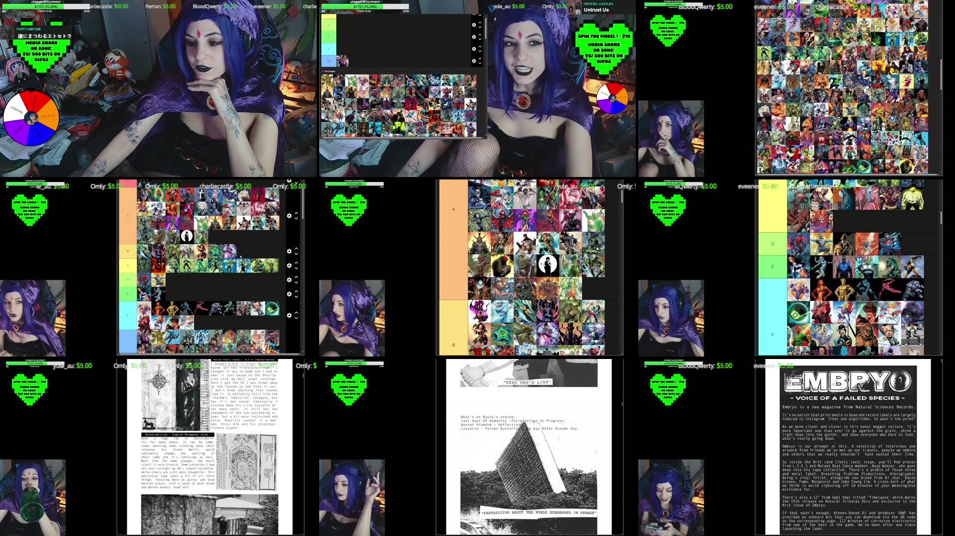 Recording Thumbnails