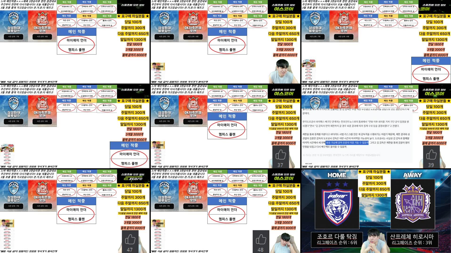 Recording Thumbnails