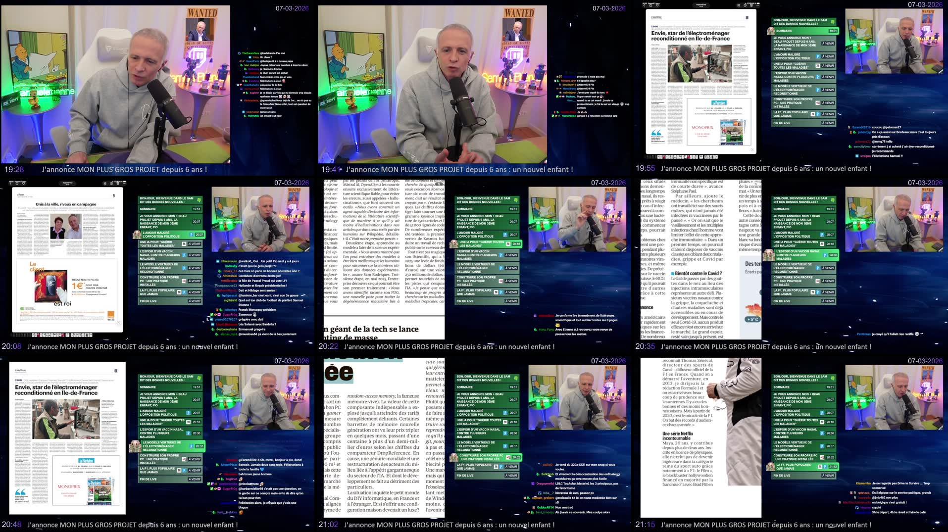 Recording Thumbnails