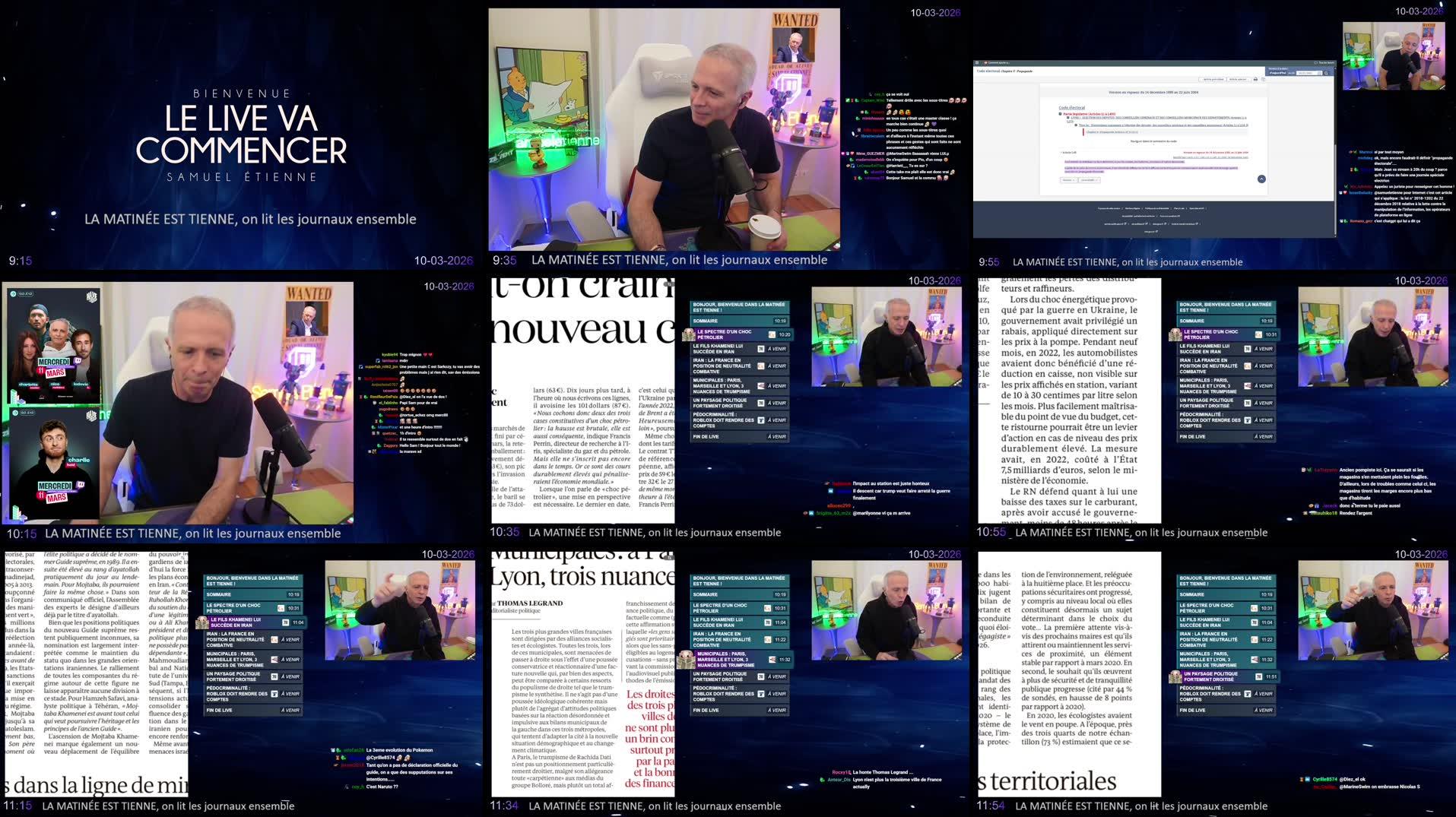 Recording Thumbnails