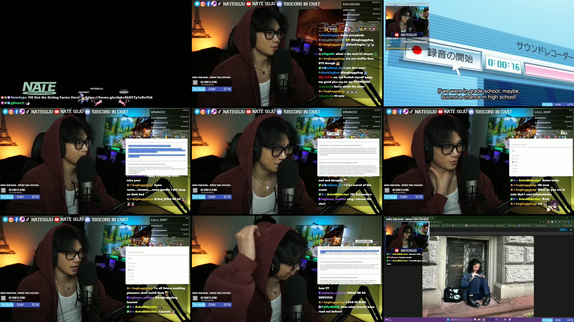 Recording Thumbnails