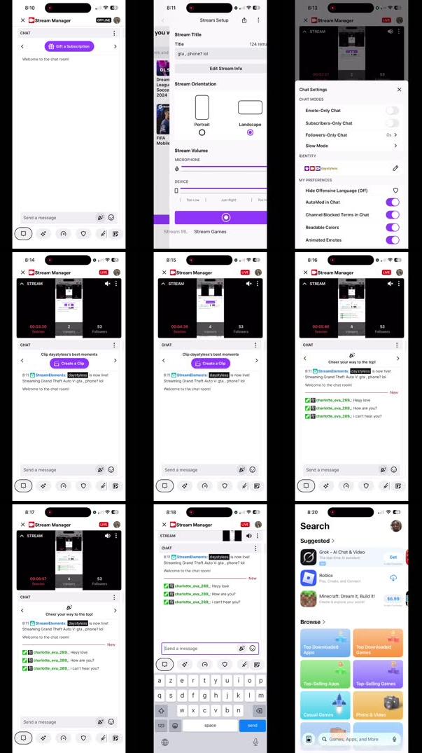 Recording Thumbnails