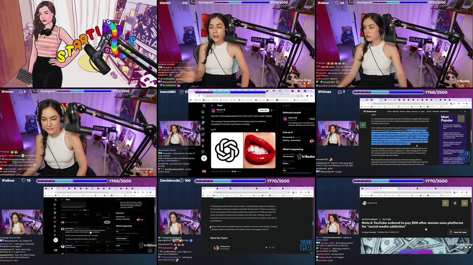 Recording Thumbnails