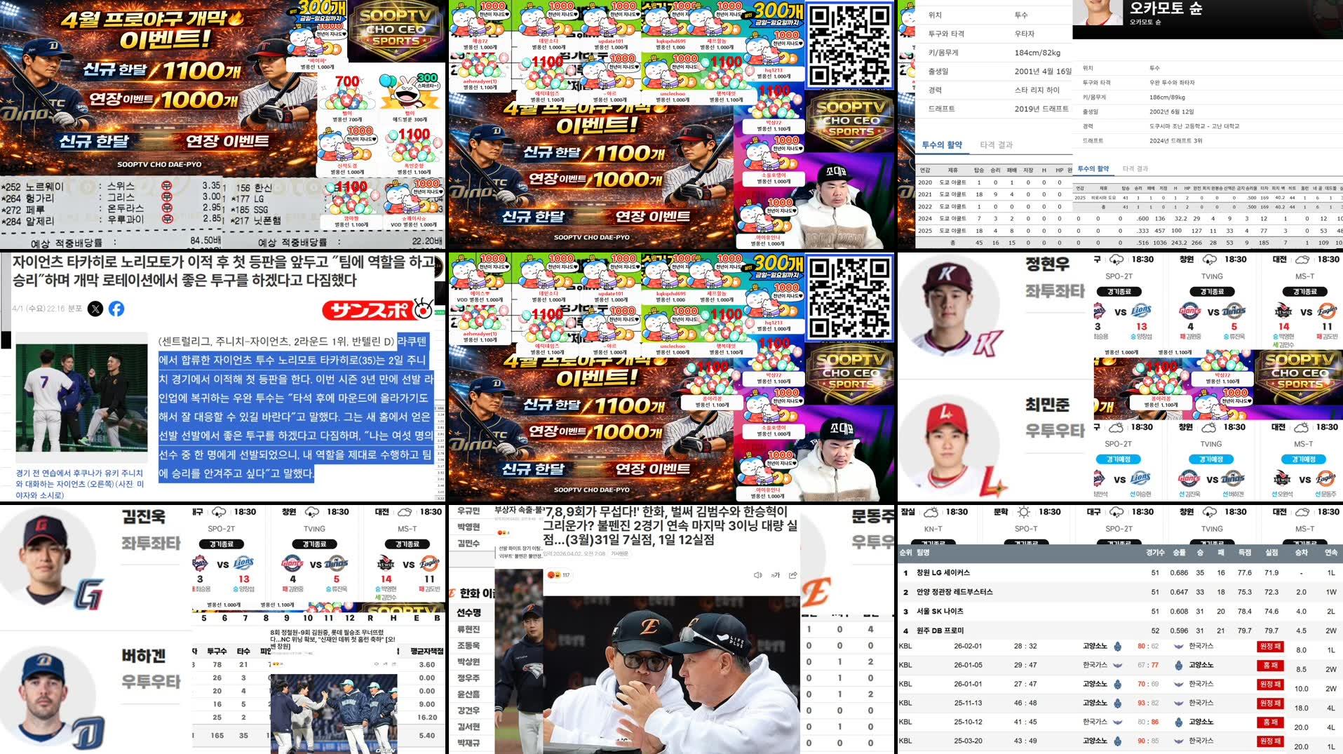 Recording Thumbnails