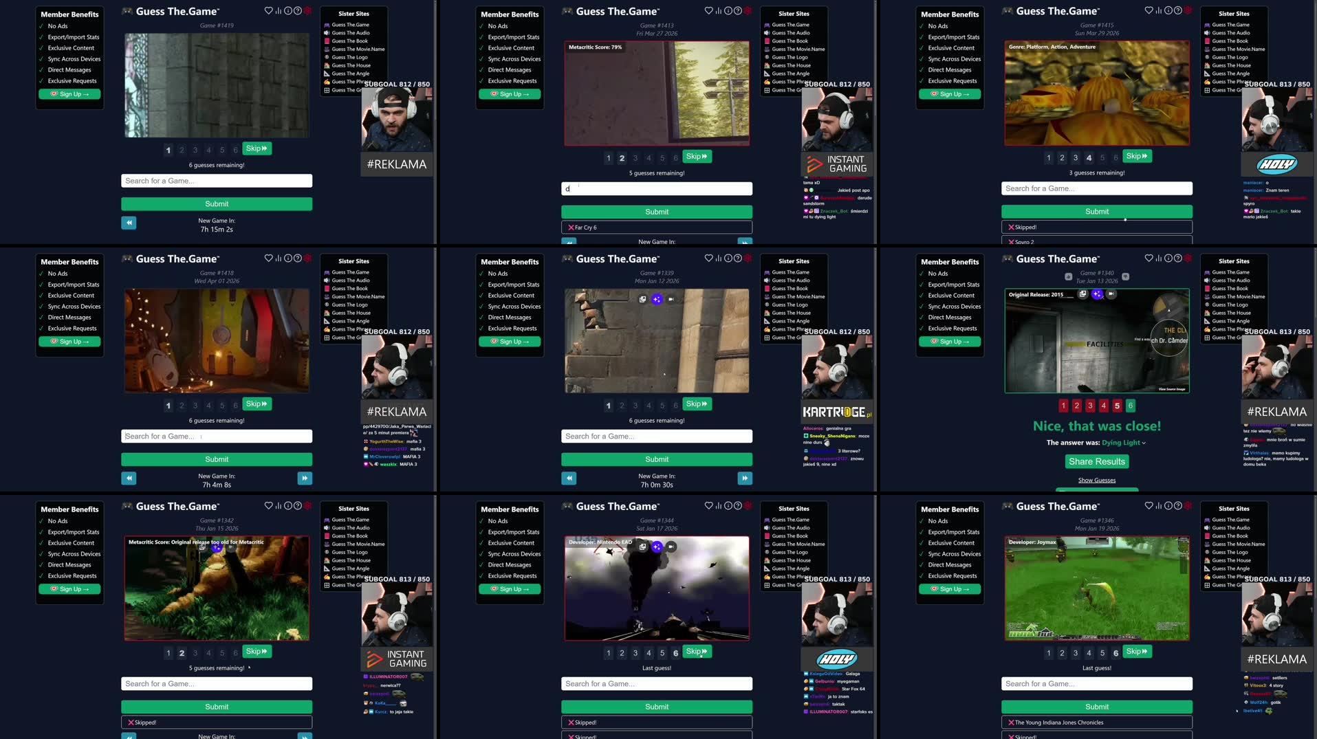 Recording Thumbnails