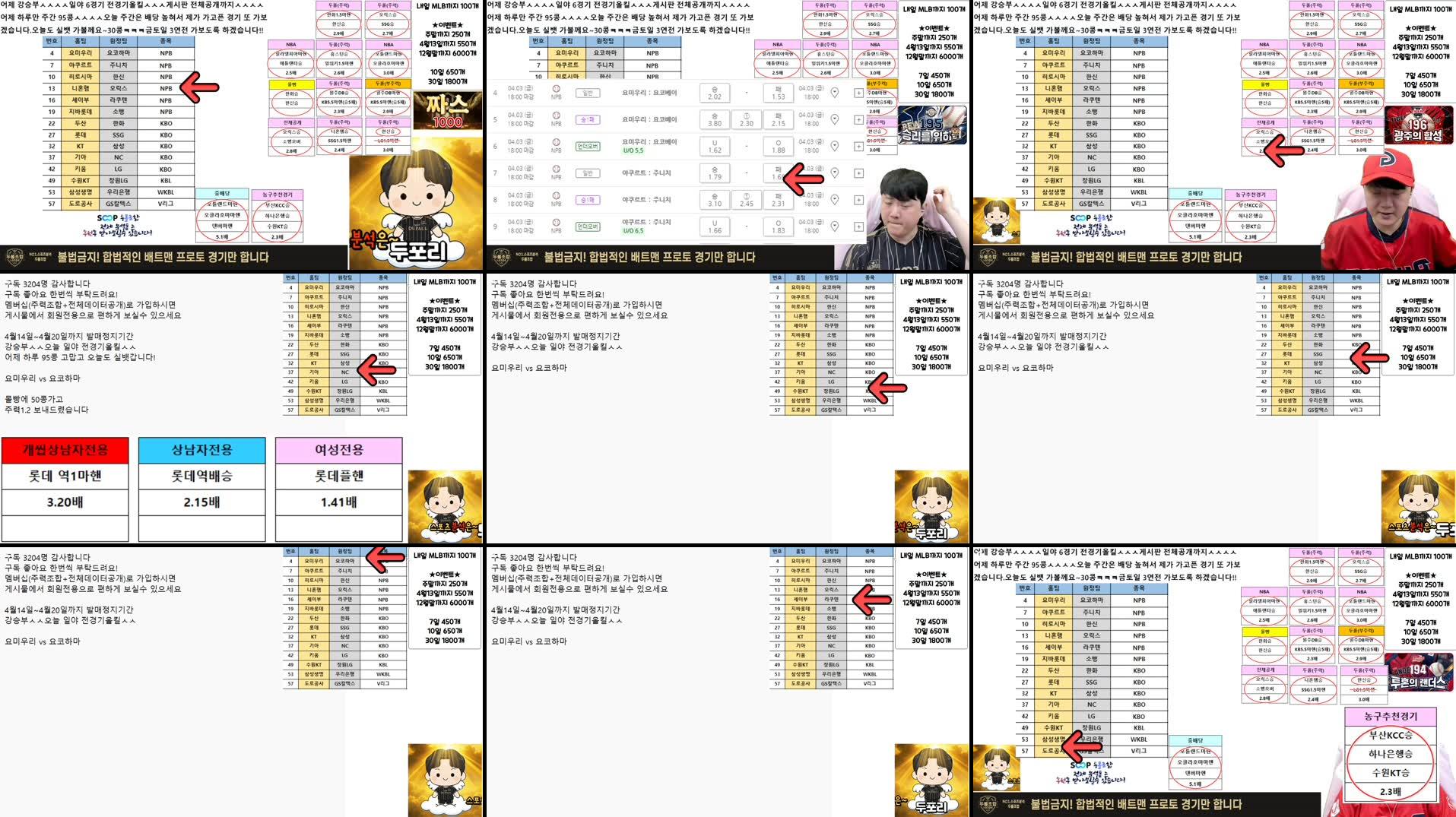 Recording Thumbnails