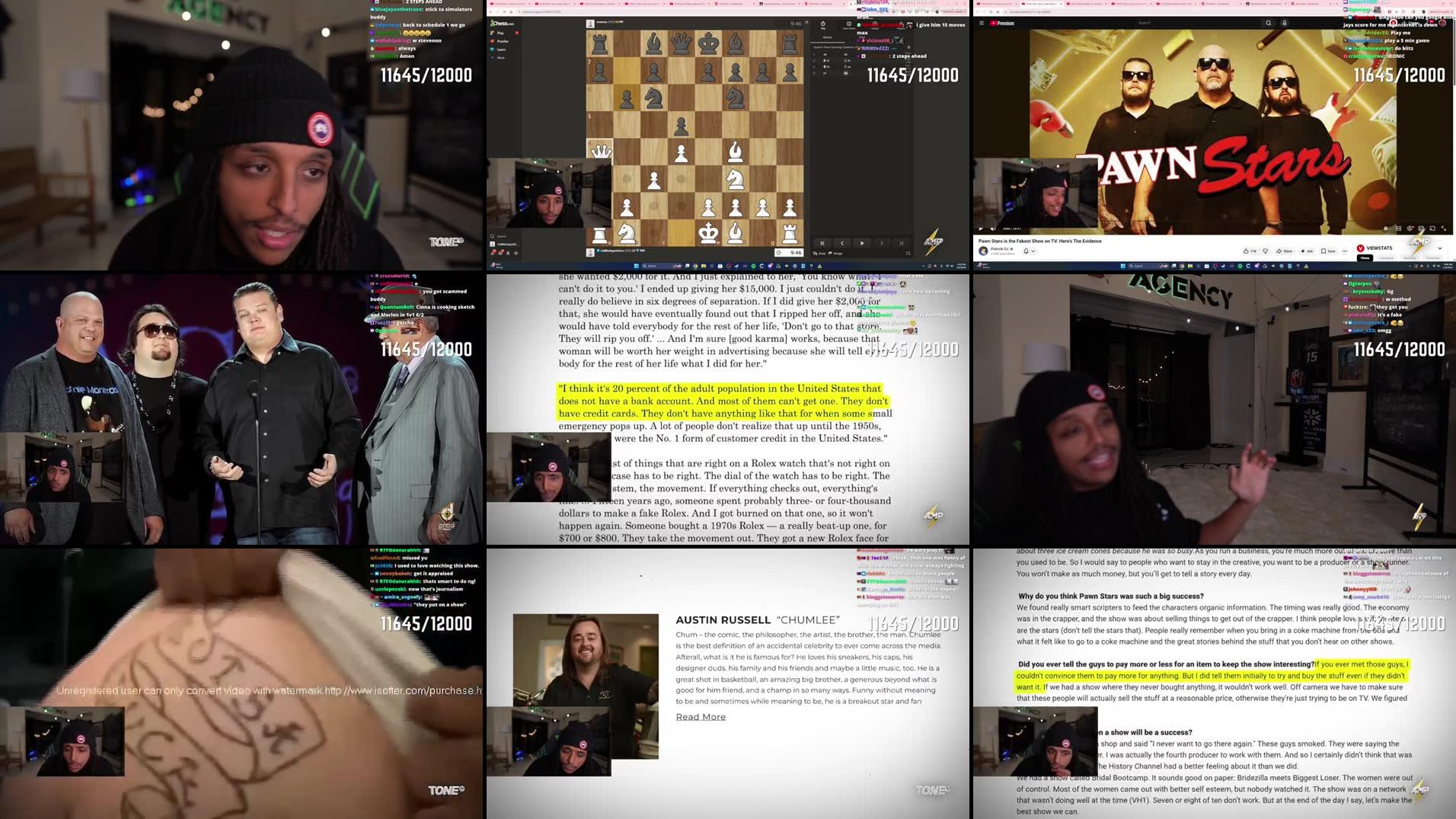 Recording Thumbnails