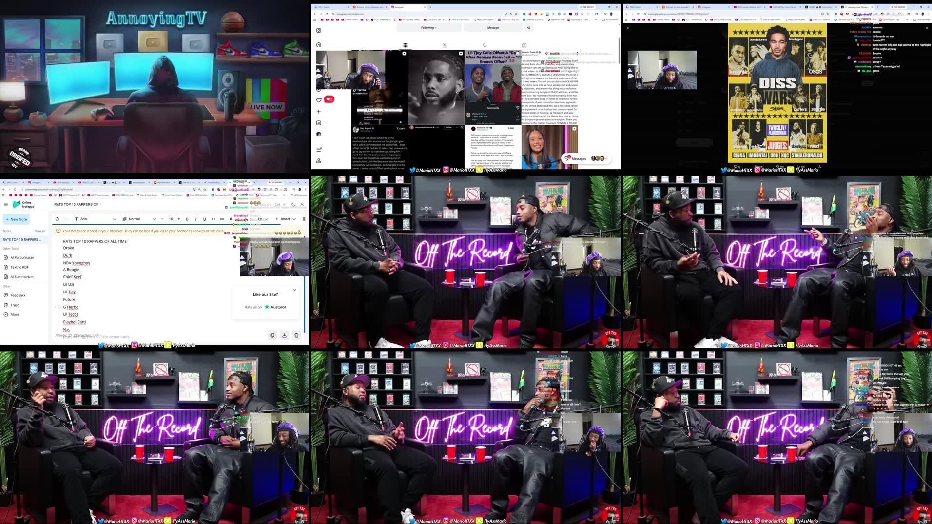 Recording Thumbnails