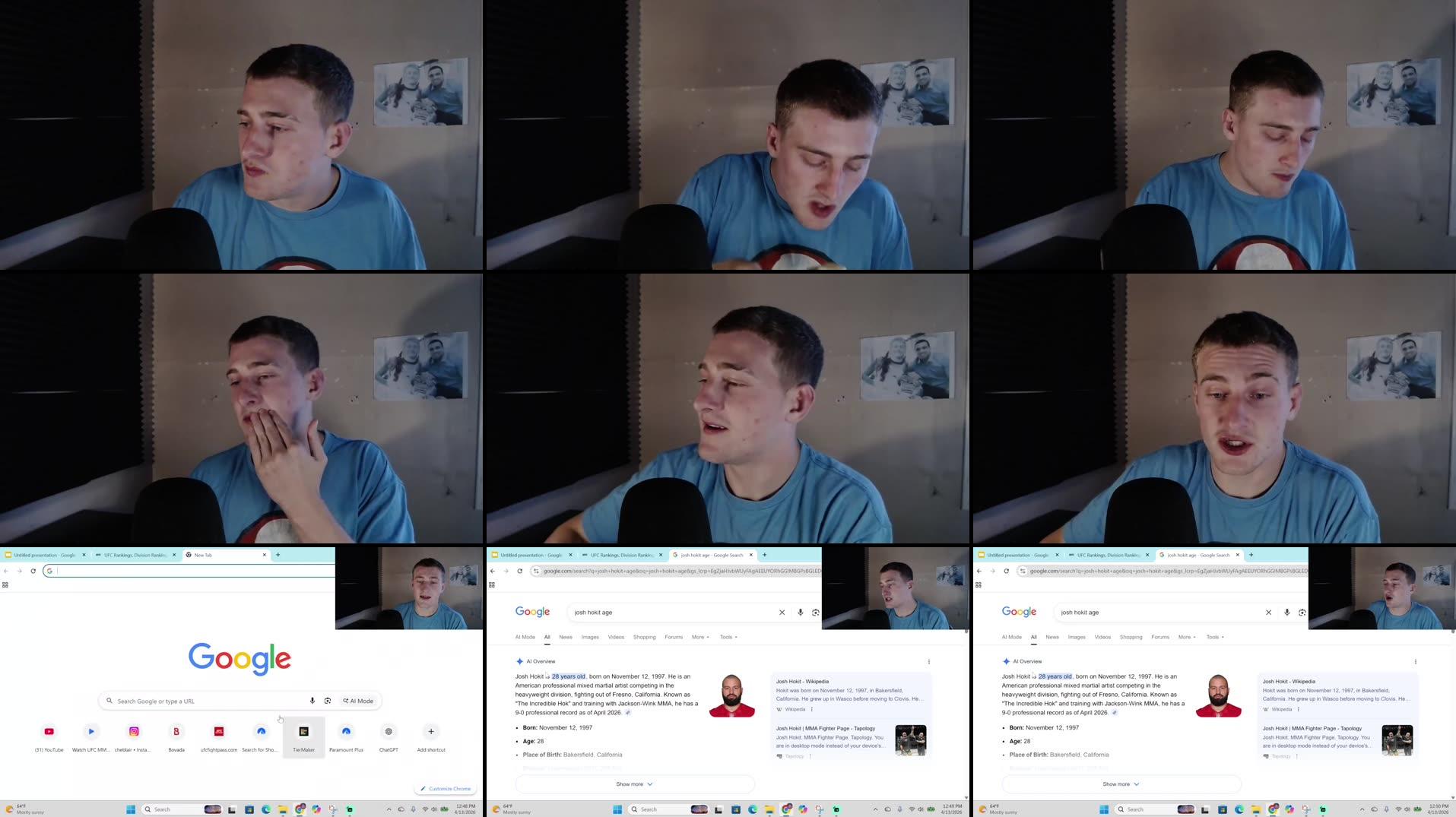 Recording Thumbnails