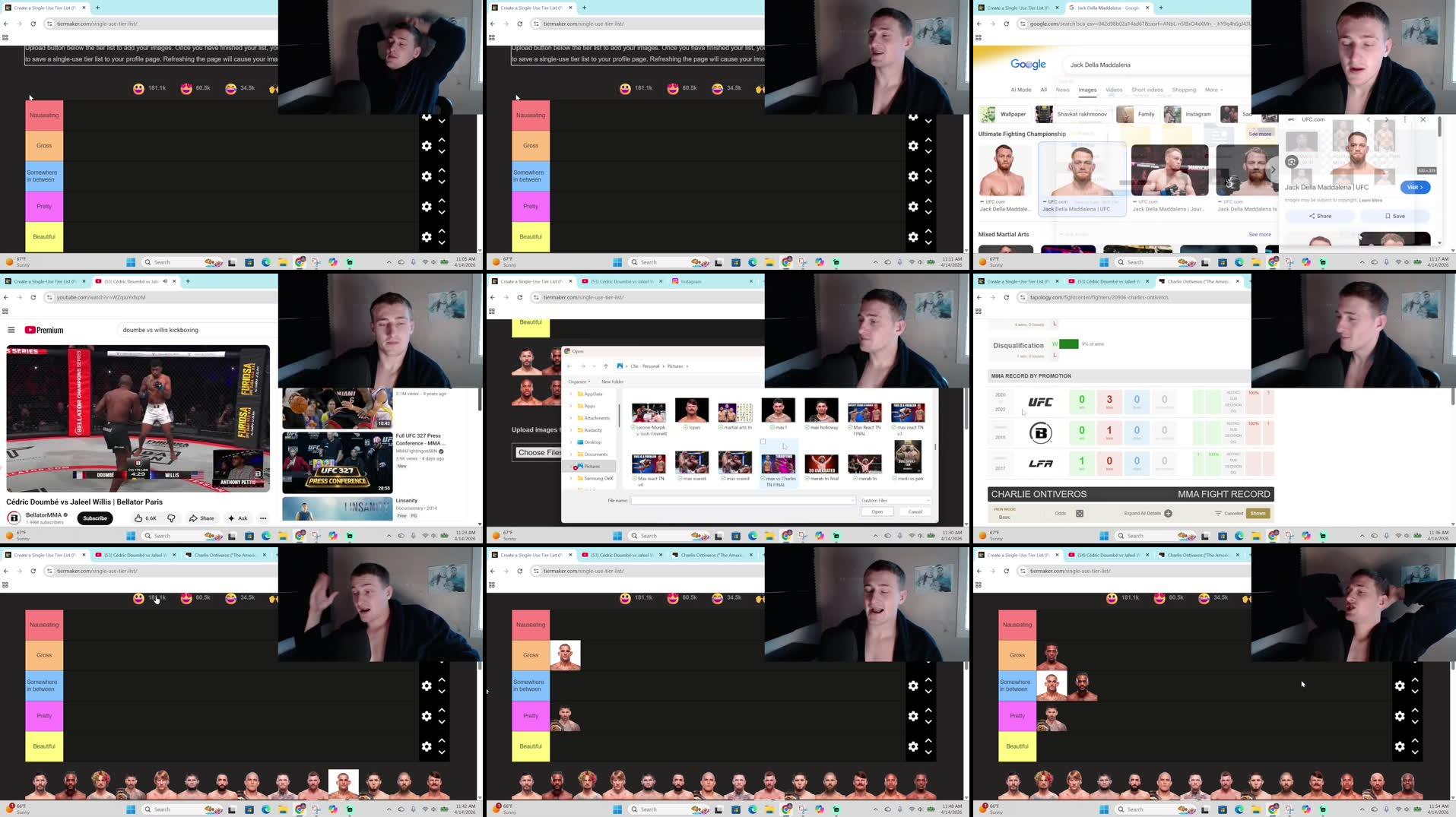 Recording Thumbnails