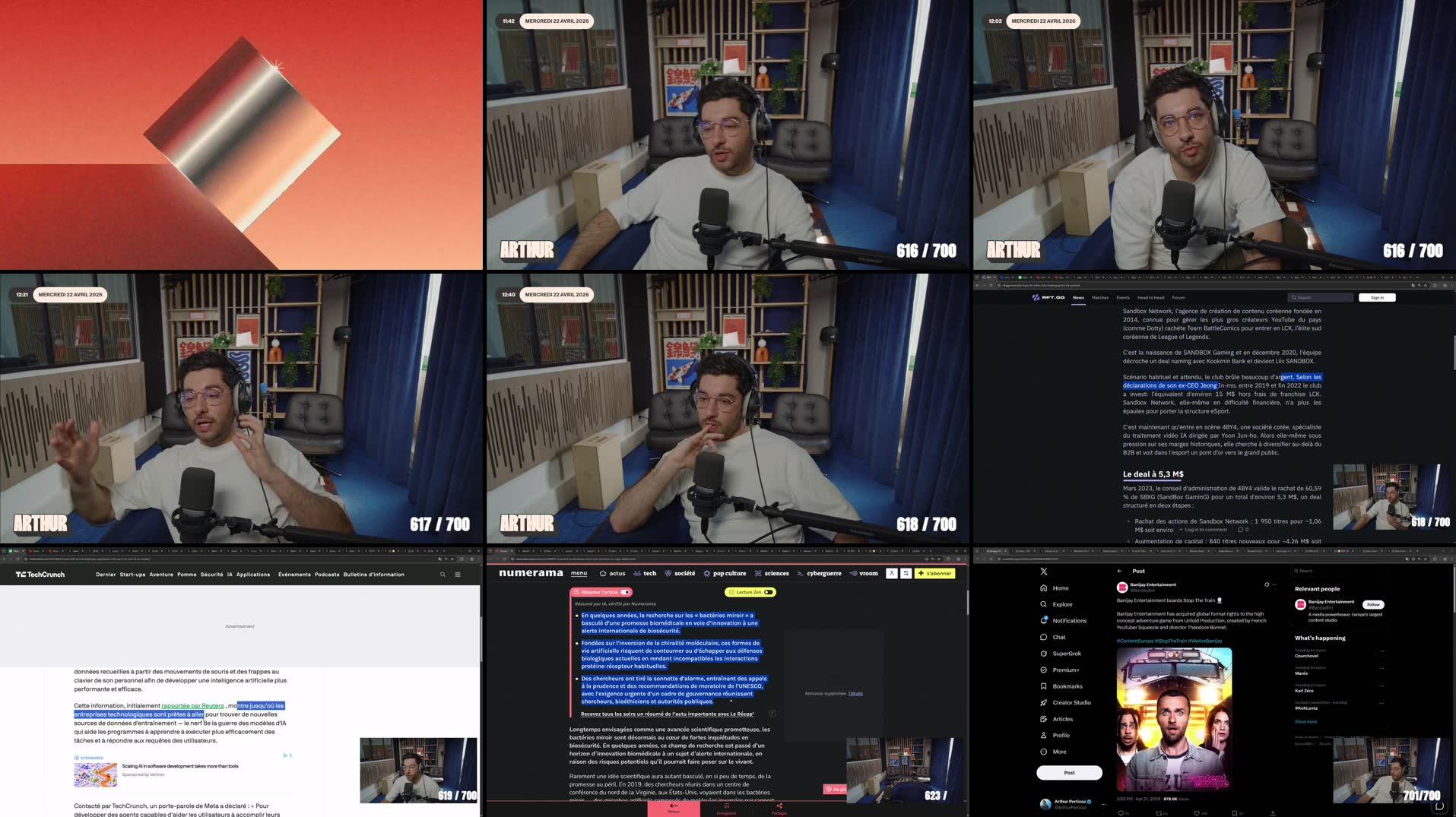 Recording Thumbnails