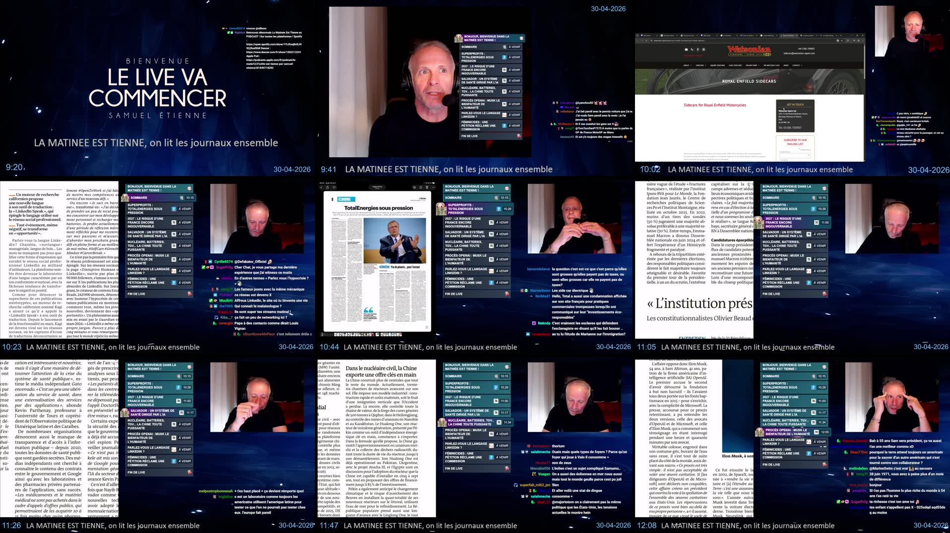 Recording Thumbnails