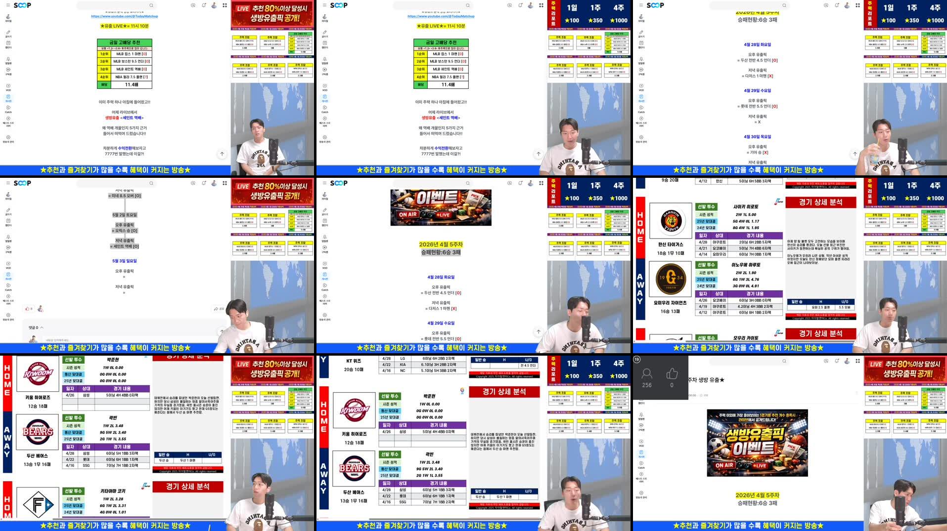 Recording Thumbnails