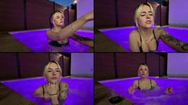 hot tub/ wine night