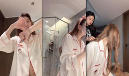 洗澡卸妆，睡觉