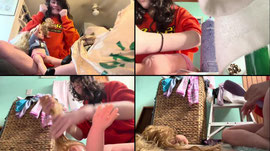 Doll hair wash 