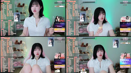 오랜만에 여캠바지입었다♥ 낮방 귀인 모셔요! / 짧방이라  방셀 1+1 ><