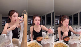 回纽约了 吃宵夜