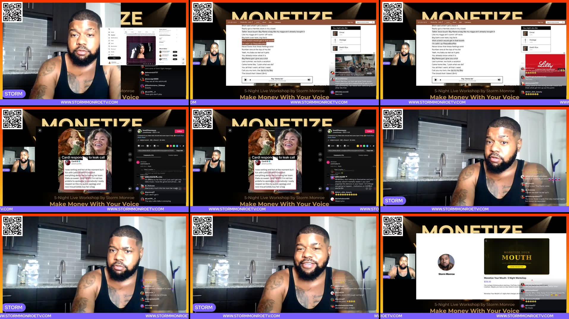 Recording Thumbnails