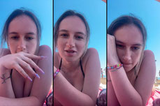 tiktok sono al mare