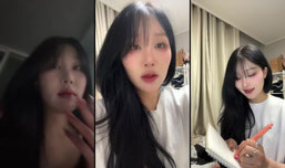 일본여자의 한국어 받아쓰기
