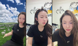 四十岁阿姨在大草原上陪你们聊会