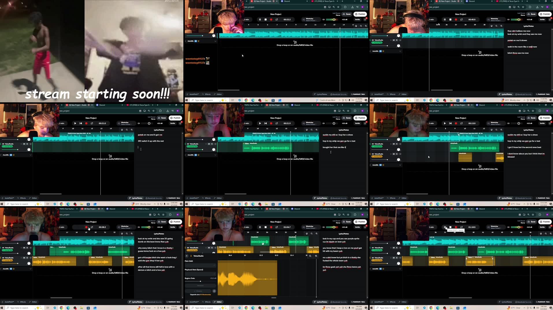 Recording Thumbnails