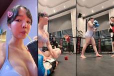 hai mái đi gym