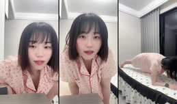 小脸微红