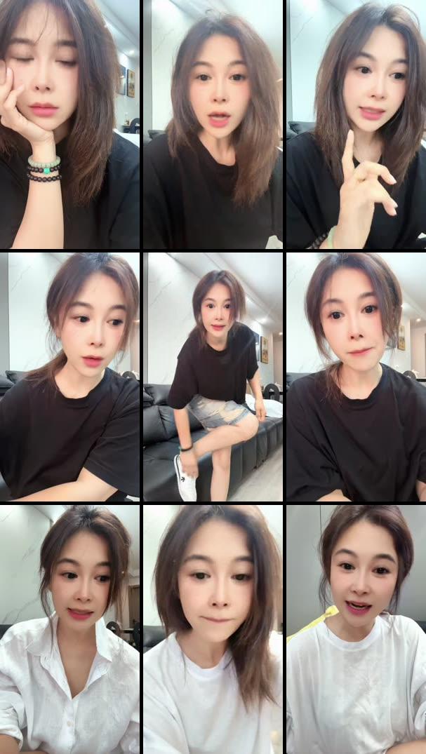 淡然微笑正在直播