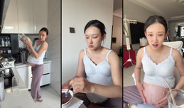 孕妈直播分享孕期日常