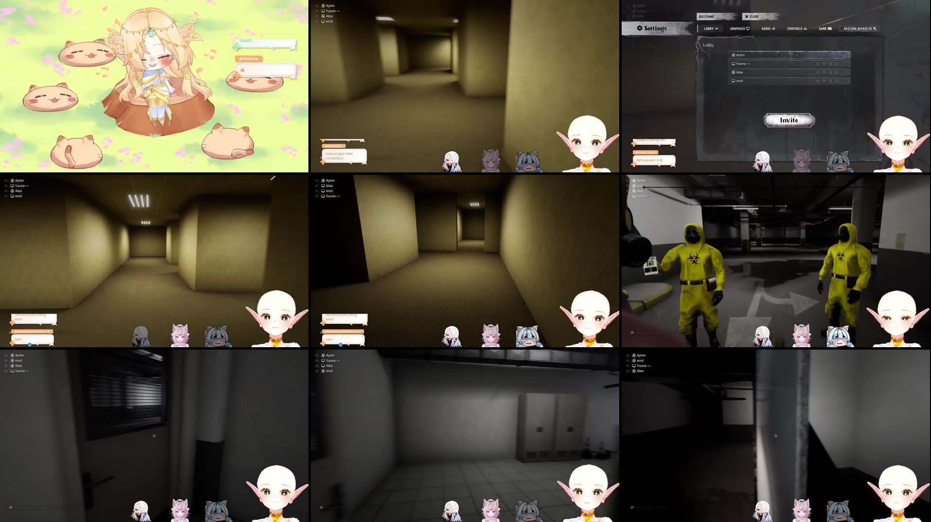 【ESCAPE THE BACKROOMS】 GES INI ARAHNYA KEMANA? @Yuunachii_ @EvelynNola @aleablackwell