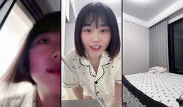 小脸微红
