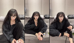 07忧郁少女深圳街头挂壁