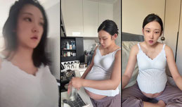 孕妈直播分享孕期日常