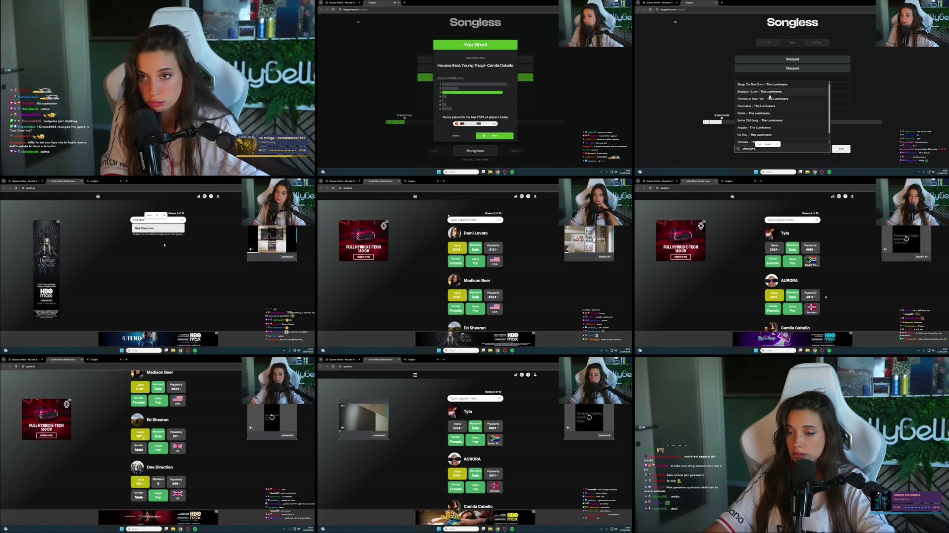 Recording Thumbnails