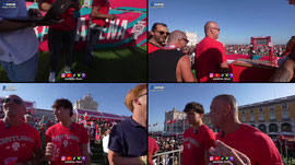 JOGO de PORTUGAL na ZONA VIP - TERREIRO do PAÇO