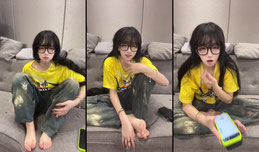 07忧郁少女深圳街头挂壁
