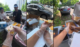 哇！人好多啊