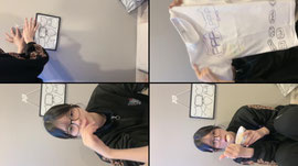 ガチイベ‼️Tシャツに名前書かせて‼️