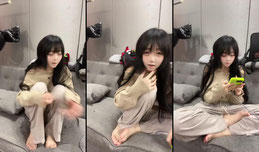 07忧郁少女深圳街头挂壁