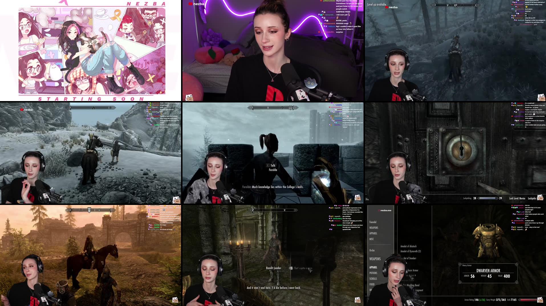 🔴 uh oh stinky 🫵🫵🫵🫵 | more skyrim today