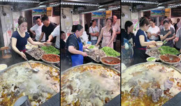 饸饹面马大姐正在直播