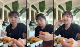 taiwanese hi eat lunch(●°u°●)​ 」