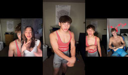 College guys singlets