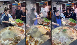 饸饹面马大姐正在直播
