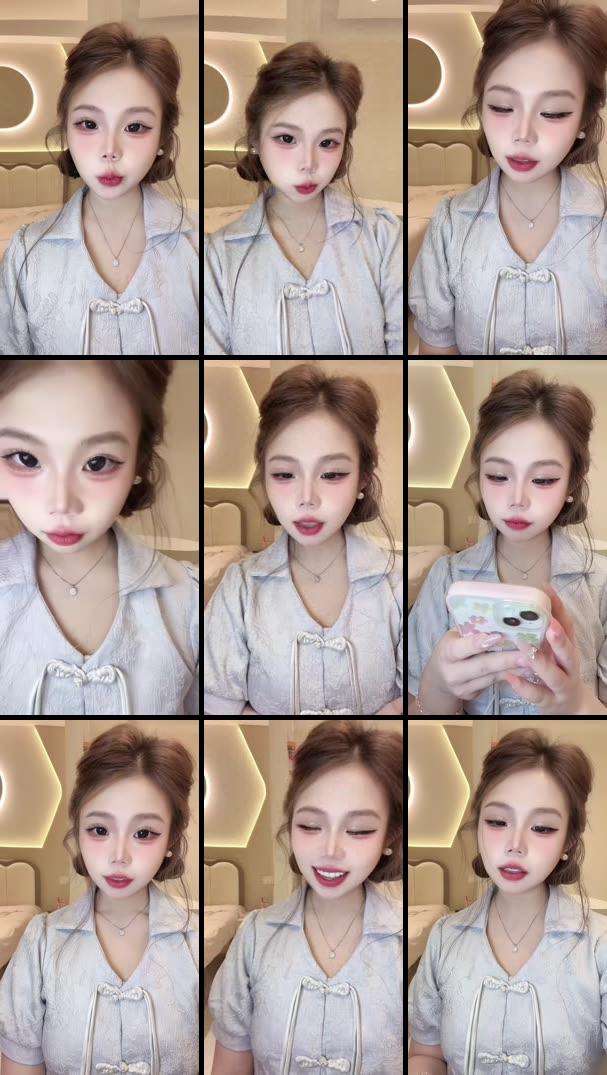 小甜欣正在直播